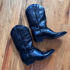 Maine Woods Black Cowboy Boots
